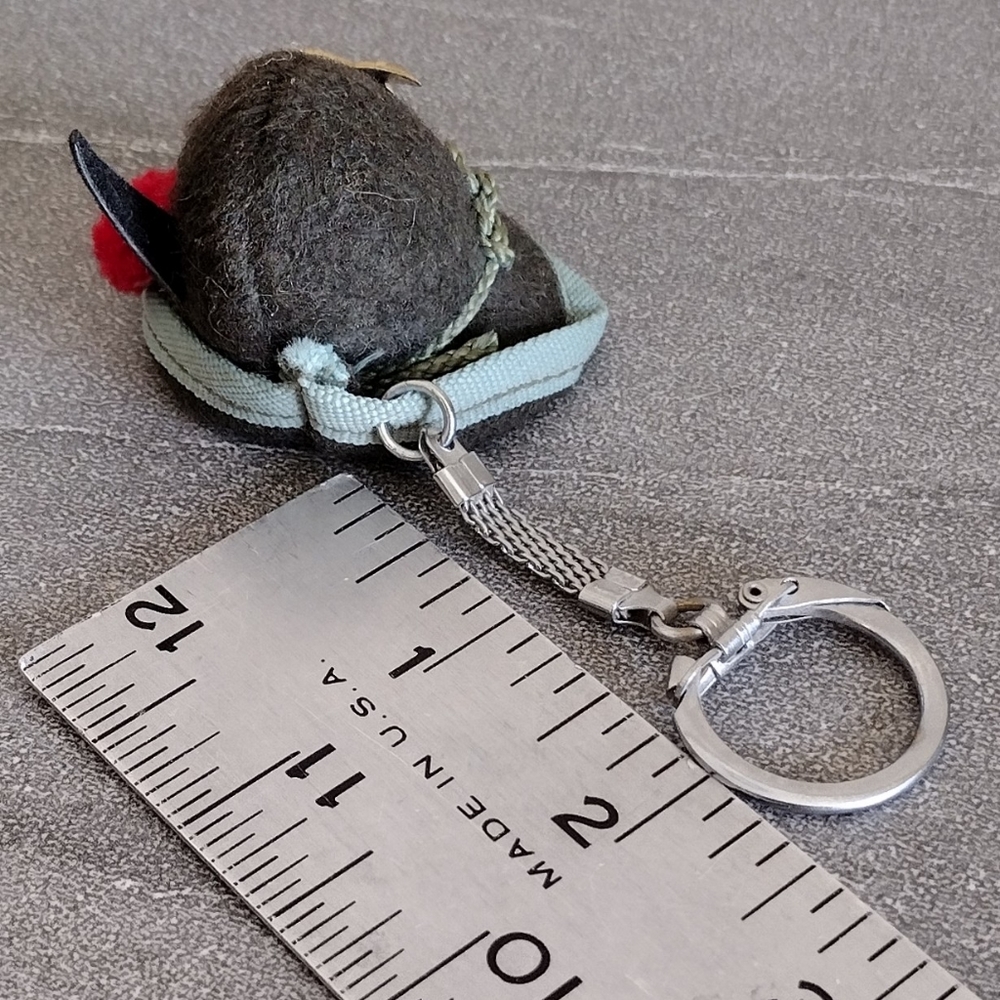 Alpine Officer's Cap Key Chain - Picture 3 of 3